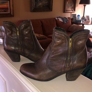 Sam Edelman Brown leather booties